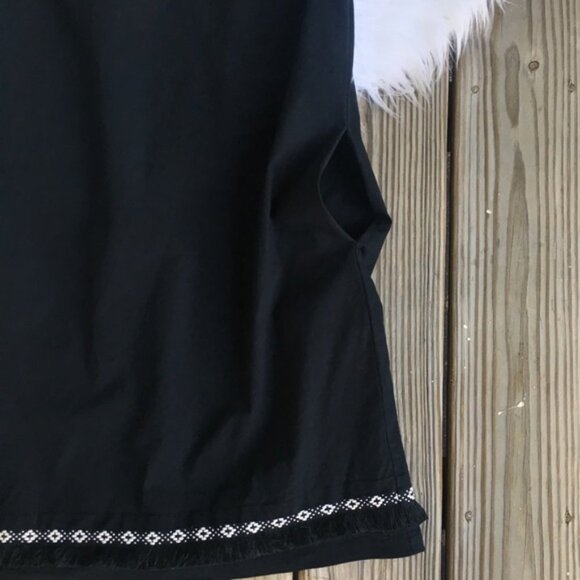 Coercion London Black Fringe Shift Dress - Picture 8 of 8